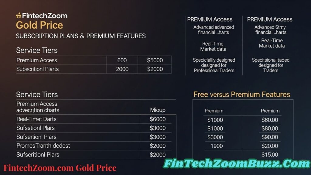 FintechZoom.com Gold Price